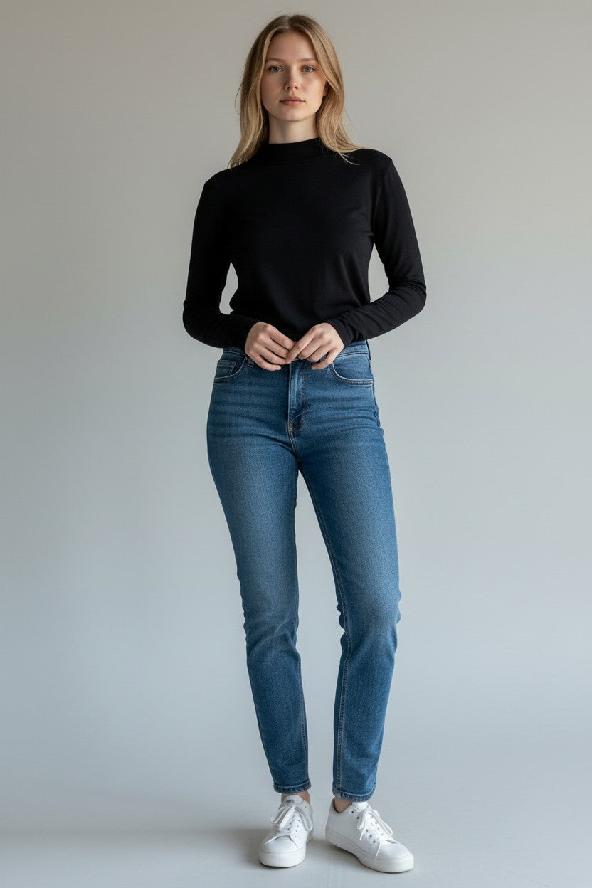 HIGH NECK OR TURTLENECK BLOUSES