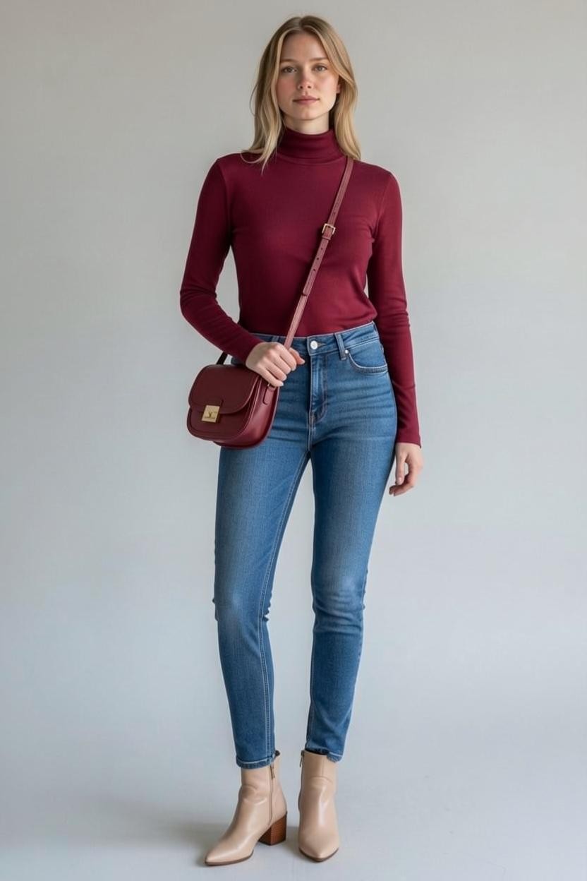 HIGH NECK OR TURTLENECK BLOUSES