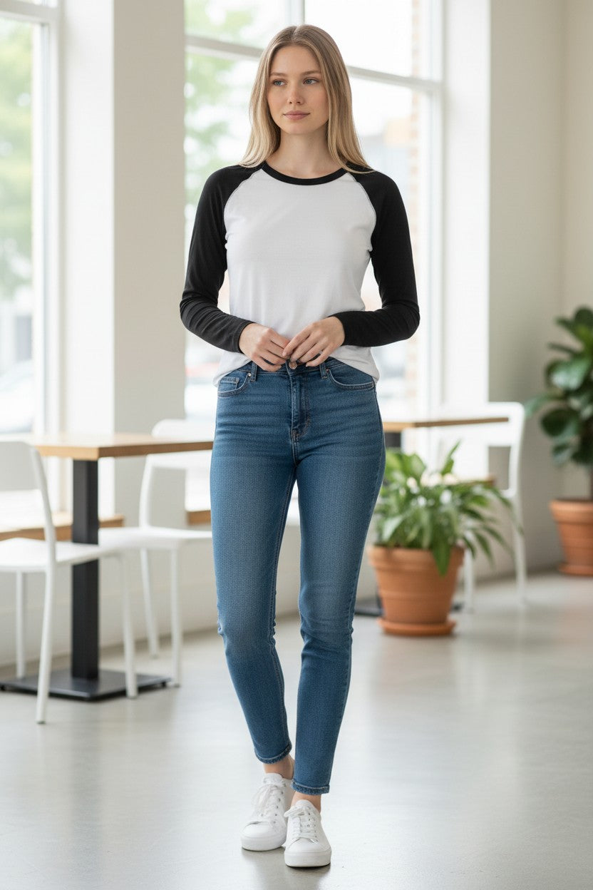 WOMEN'S RAGLAN SLEEVE T-SHIRT