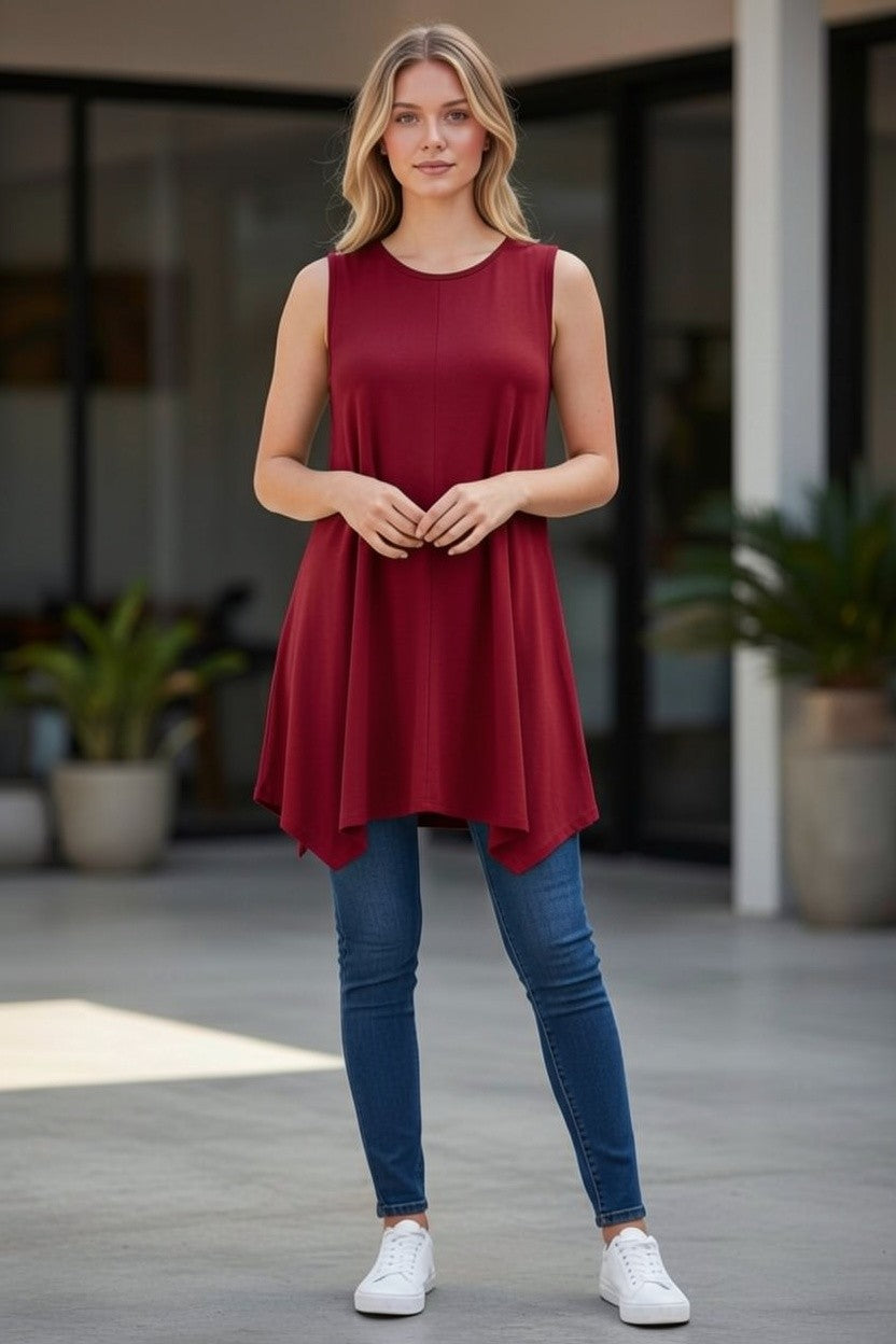 WOMEN'S TUNIC STYLE T-SHIRT