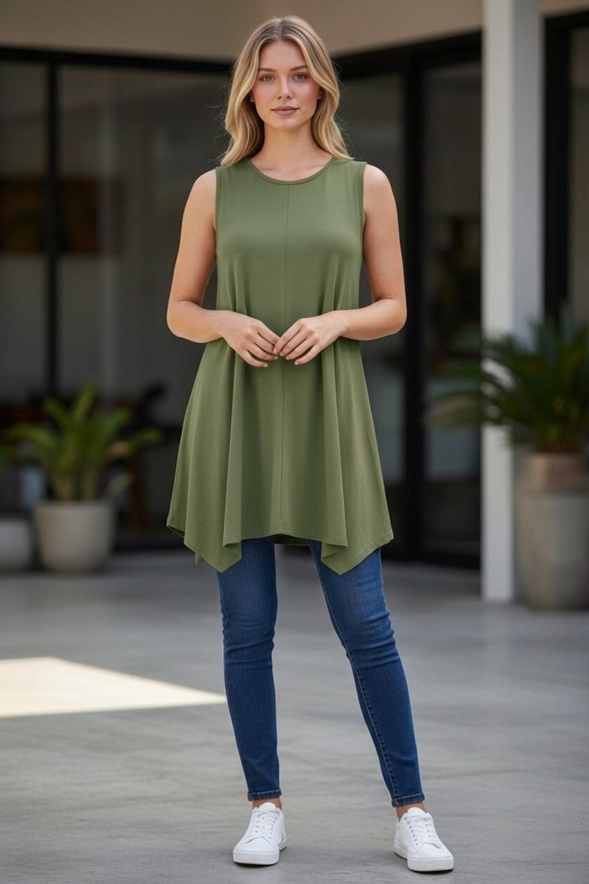 WOMEN'S TUNIC STYLE T-SHIRT