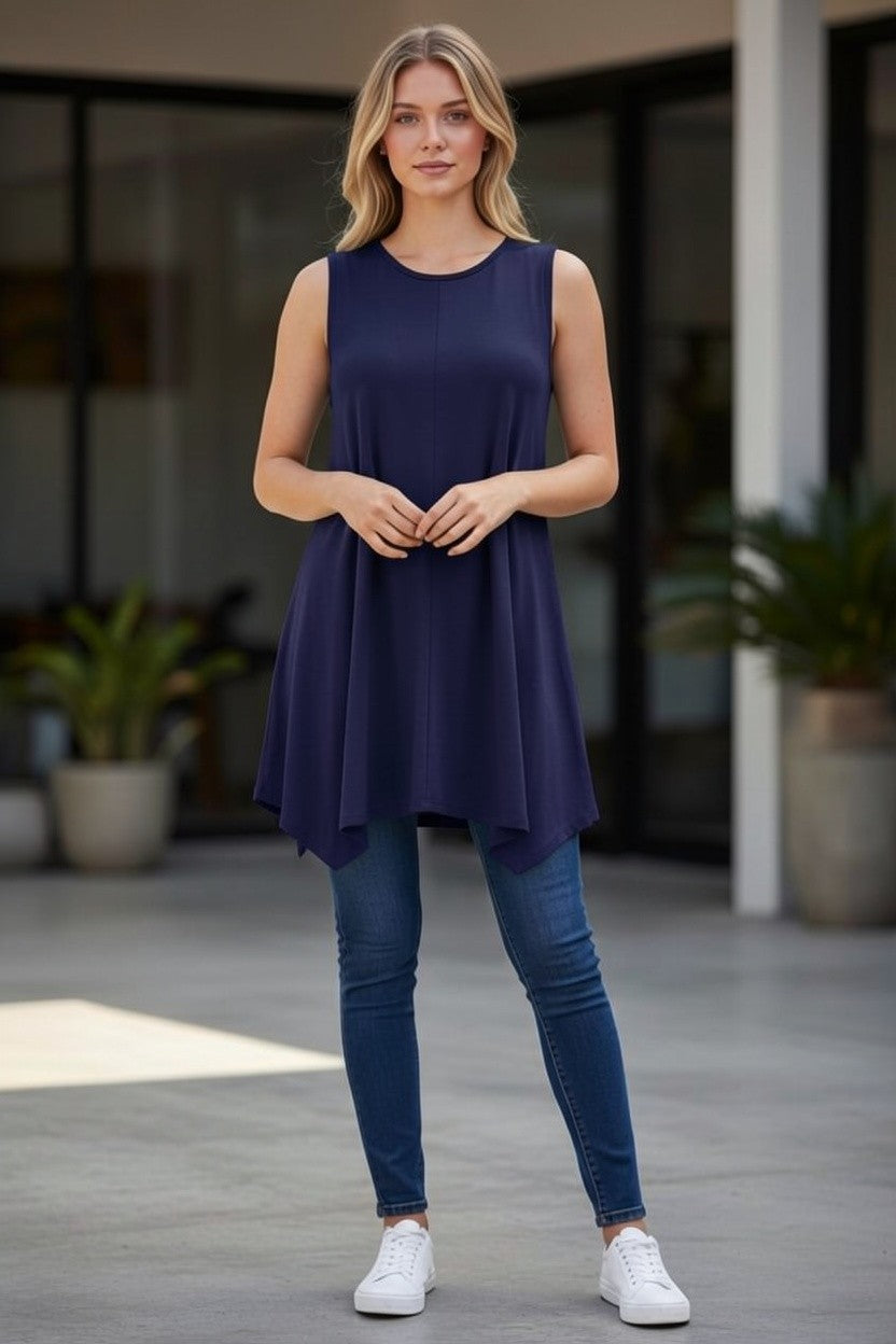 WOMEN'S TUNIC STYLE T-SHIRT