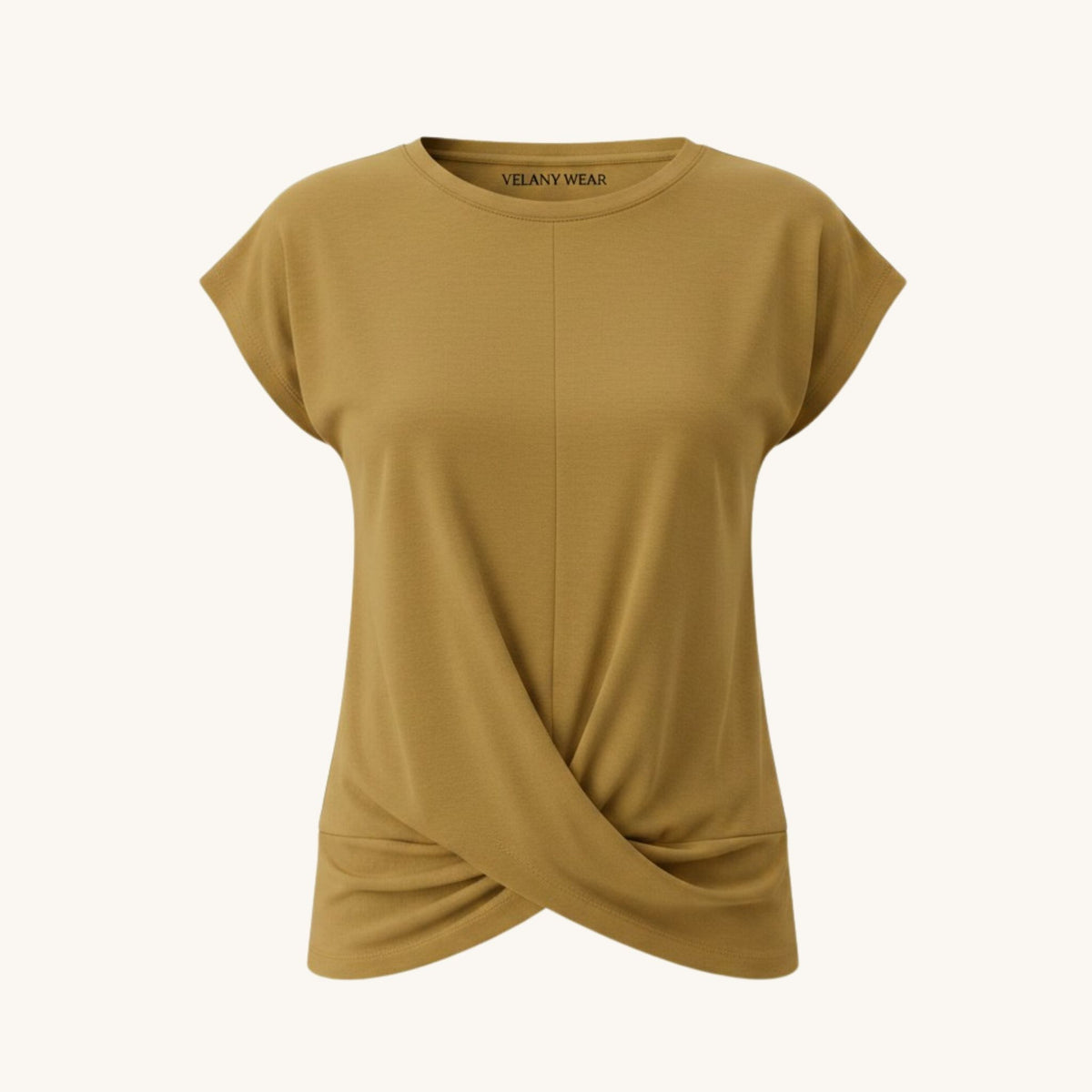 BASIC BLOUSE WITH FRONT KNOT