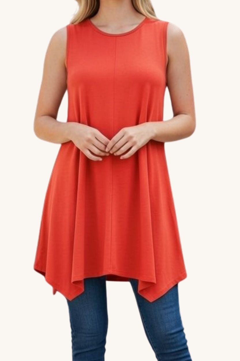 WOMEN'S TUNIC STYLE T-SHIRT