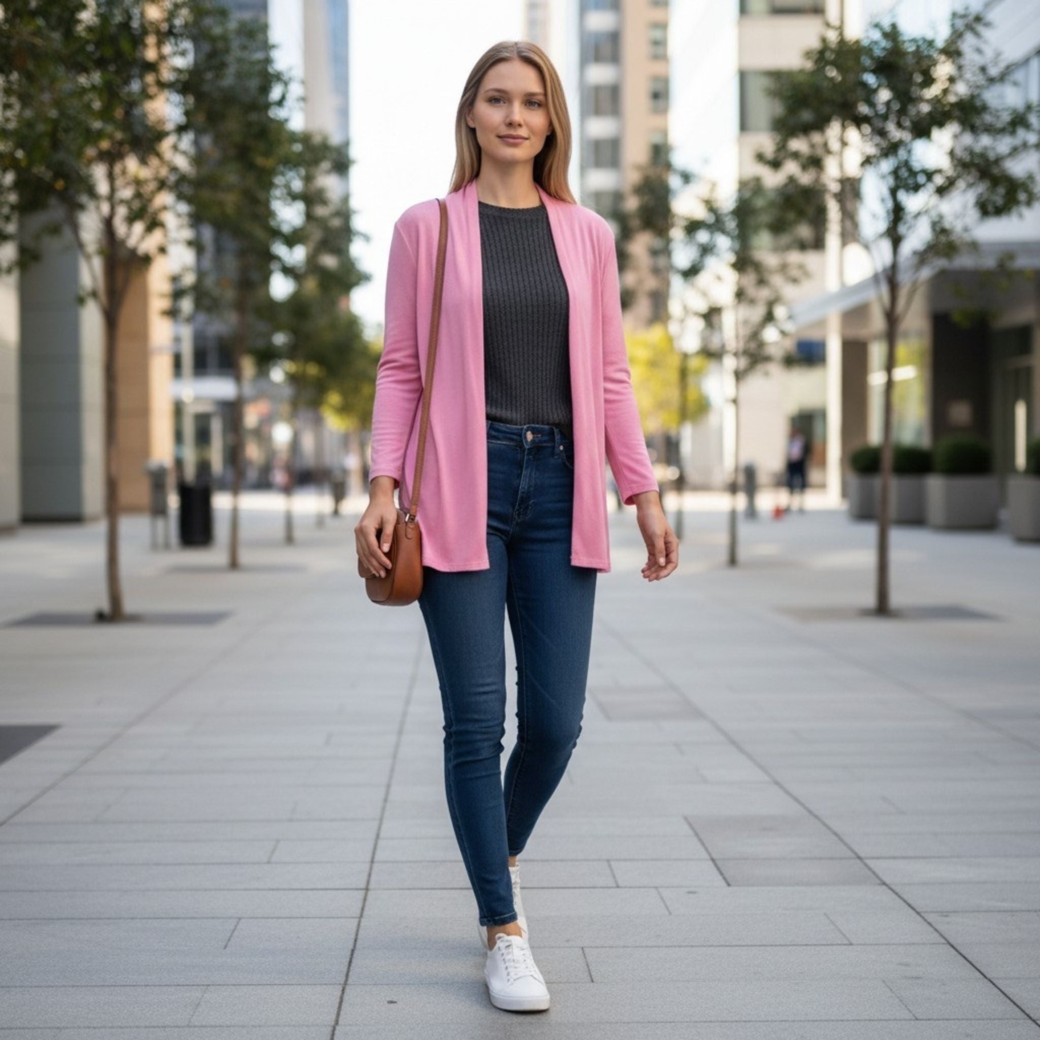Pink Cardigan