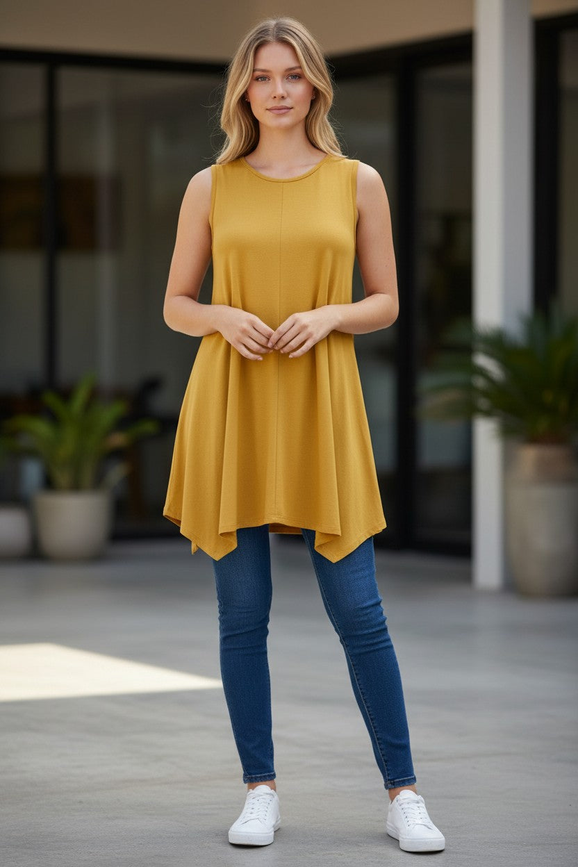 WOMEN'S TUNIC STYLE T-SHIRT