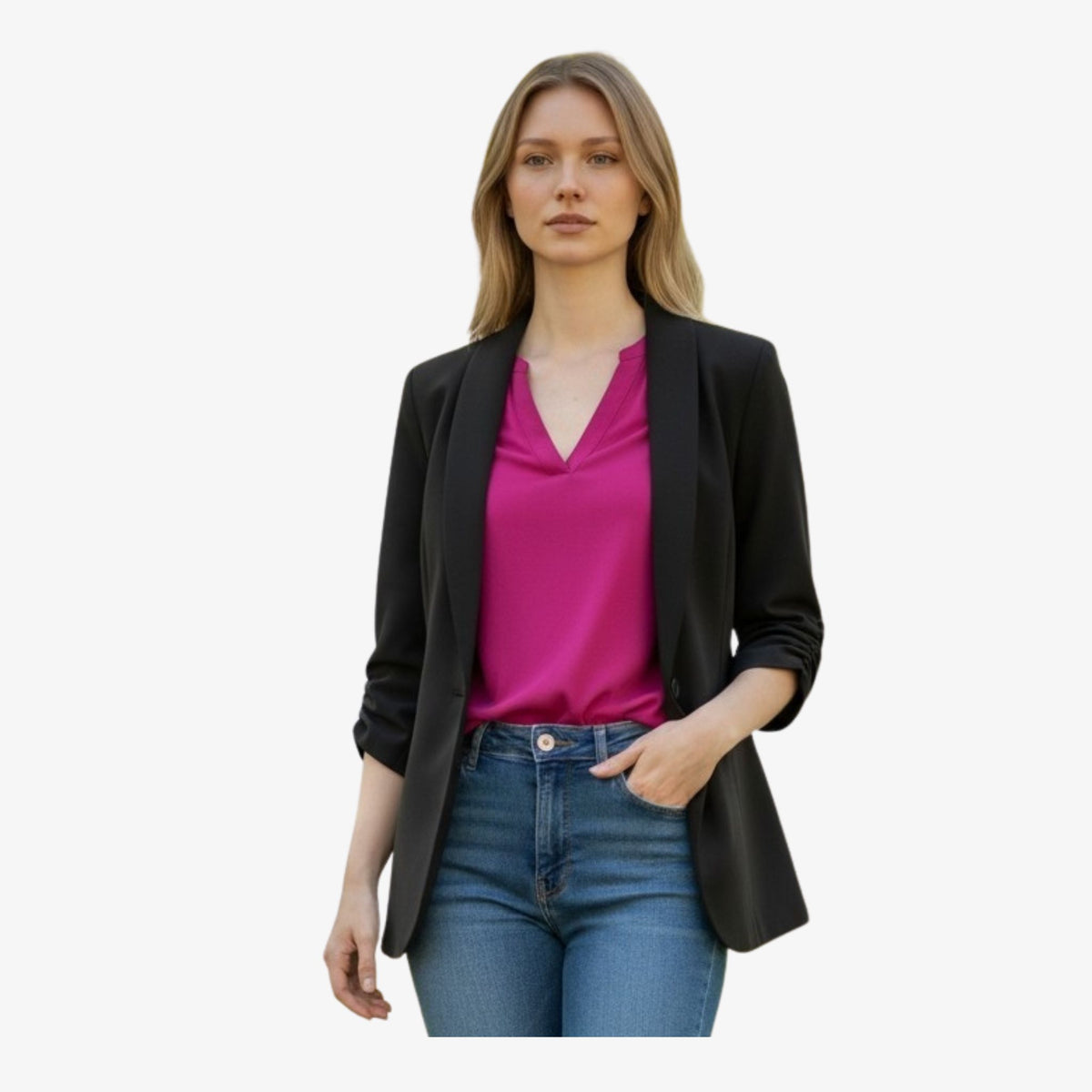 3/4 SLEEVE JACKET