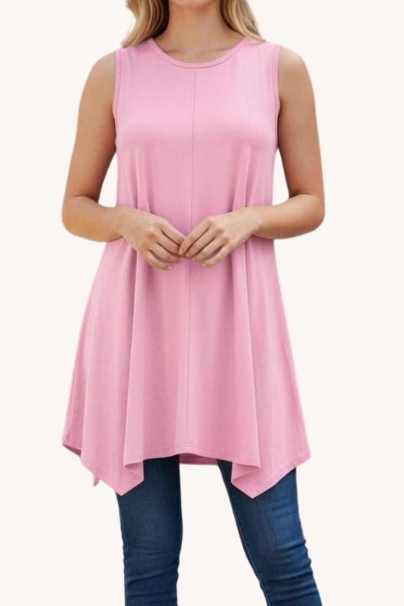 WOMEN'S TUNIC STYLE T-SHIRT